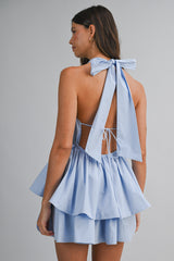 ILA HALTER TOP AND MINI SKIRT SET