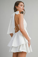 ILA HALTER TOP AND MINI SKIRT SET