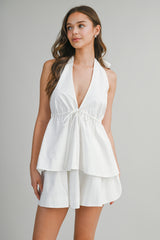 ILA HALTER TOP AND MINI SKIRT SET