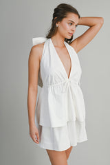 ILA HALTER TOP AND MINI SKIRT SET