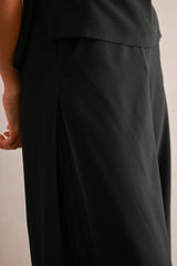 EZRA RUCHED TOP AND SIDE PINTUCK PANTS