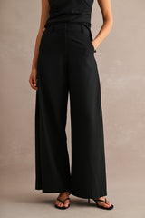 EZRA RUCHED TOP AND SIDE PINTUCK PANTS