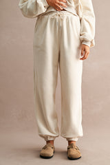 MARIA FLEECE HOODED ZIP UP AND PANTS SET