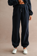 MARIA FLEECE HOODED ZIP UP AND PANTS SET
