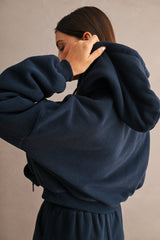 MARIA FLEECE HOODED ZIP UP AND PANTS SET