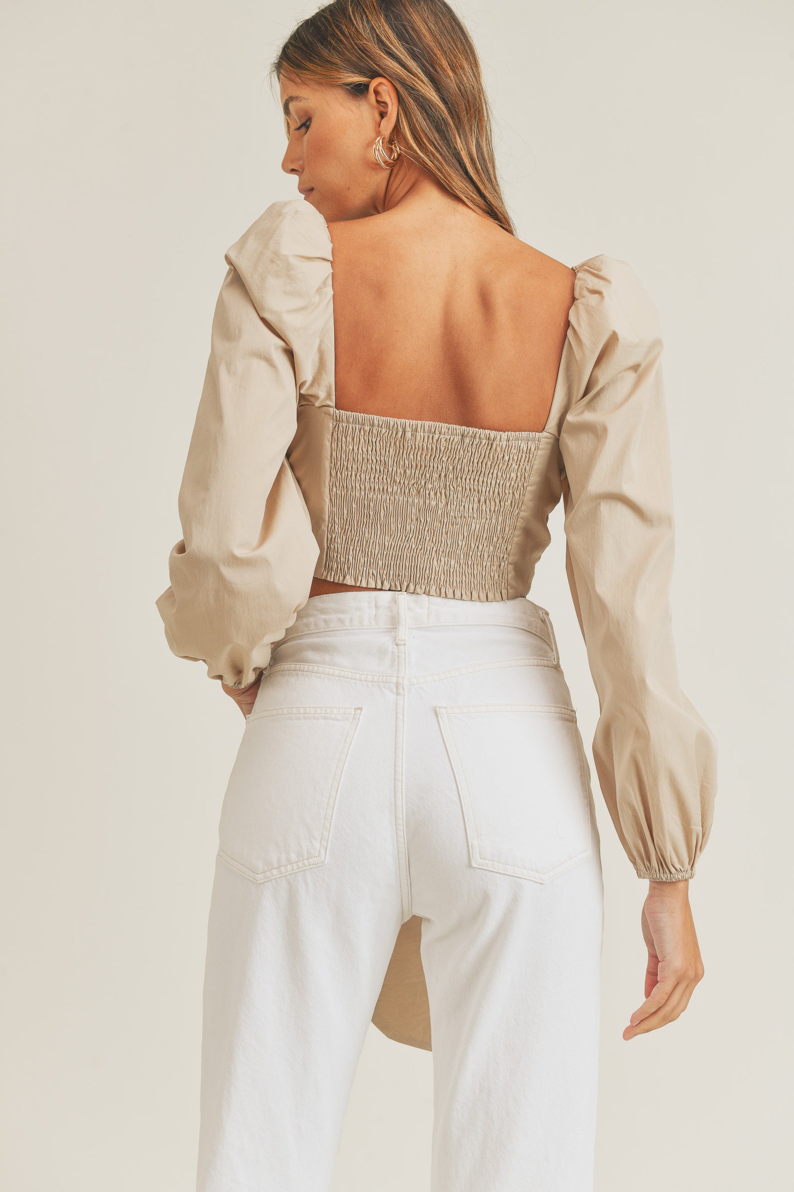andmary ribbon oneshoulder tops（ANDMARY Nana ribbon