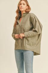 JOANNA OVERSIZED BUTTON DOWN SHIRT