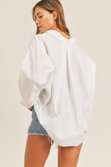 JOANNA OVERSIZED BUTTON DOWN SHIRT