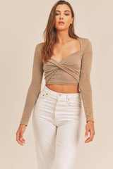 JAYLENE LONG SLEEVE CROP TOP