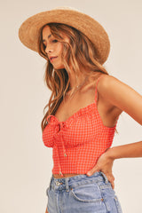 CHANDLER SPAGHETTI STRAP CROP TOP