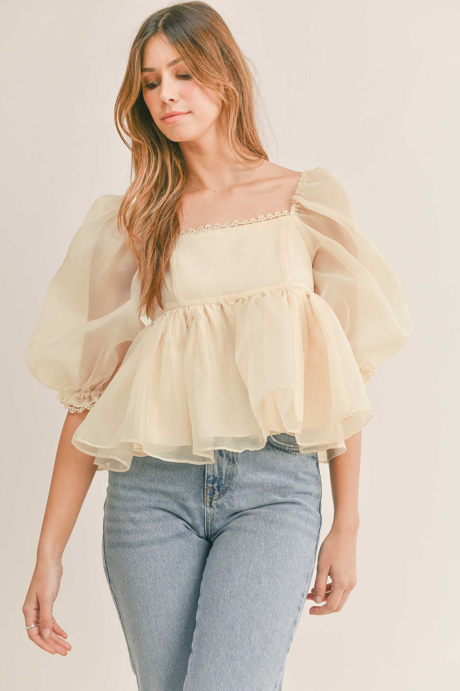 トップス andmary Roy tulle set tops 2d2e152604ba49a2a8322cdd74e1b9