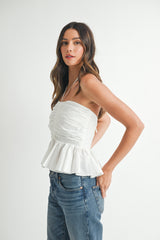 MALANI HALTER NECK STRAP TOP