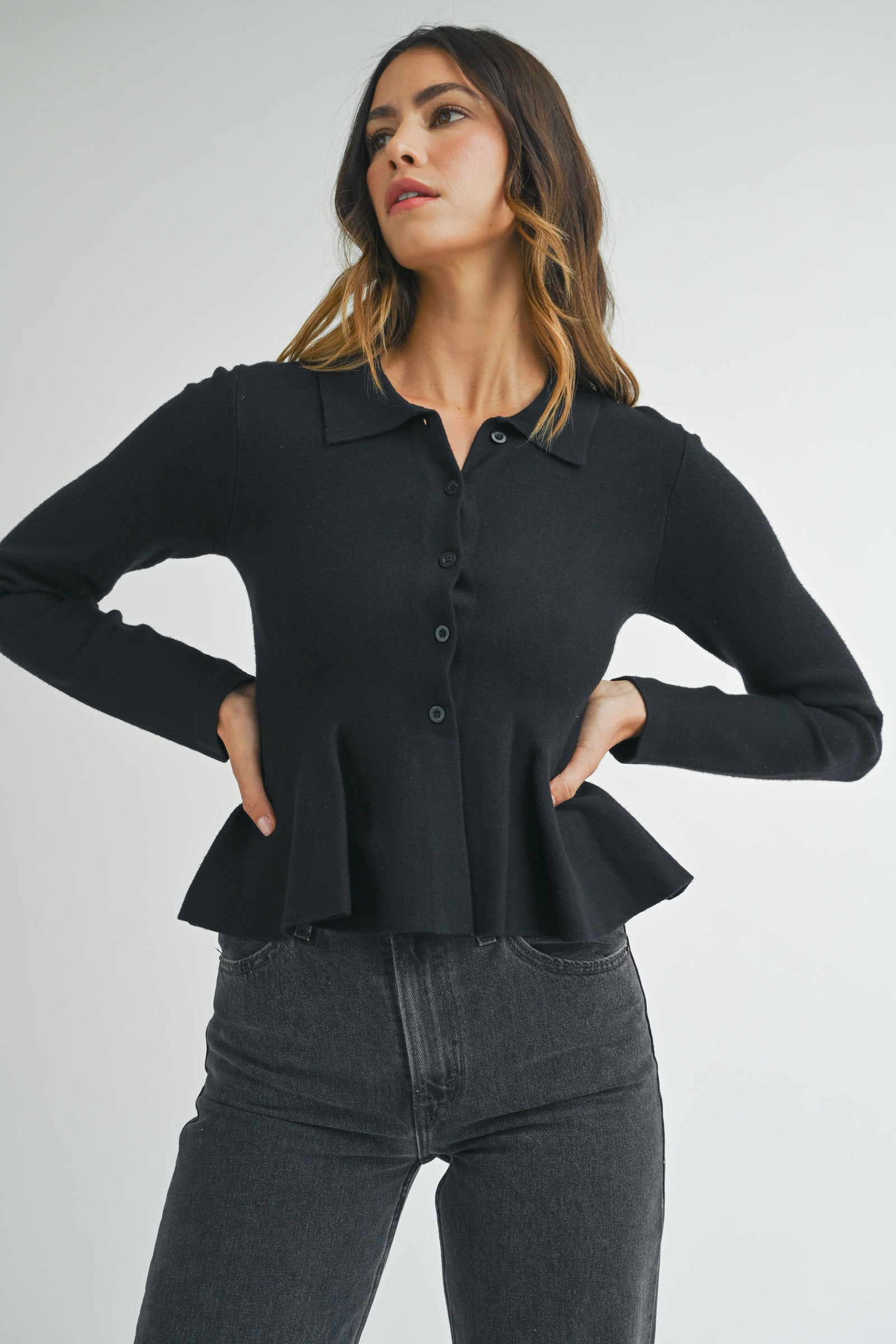 完売品ENFOLD SOLID PEPLUM PULLOVER BLACK 38 完売品ENFOLD SOLID PEPLUM PULLOVER BLACK 38 - メルカリ