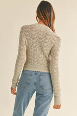 QUINCY MOCK NECK KNIT TOP
