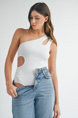 JEWELL SLEEVELESS CUT OUT DETAIL BODY SUIT