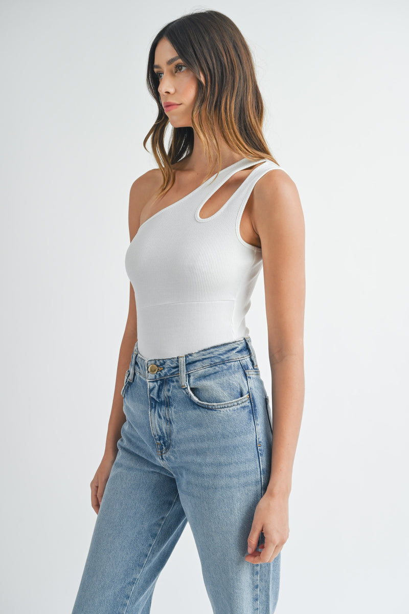 JEWELL SLEEVELESS CUT OUT DETAIL BODY SUIT