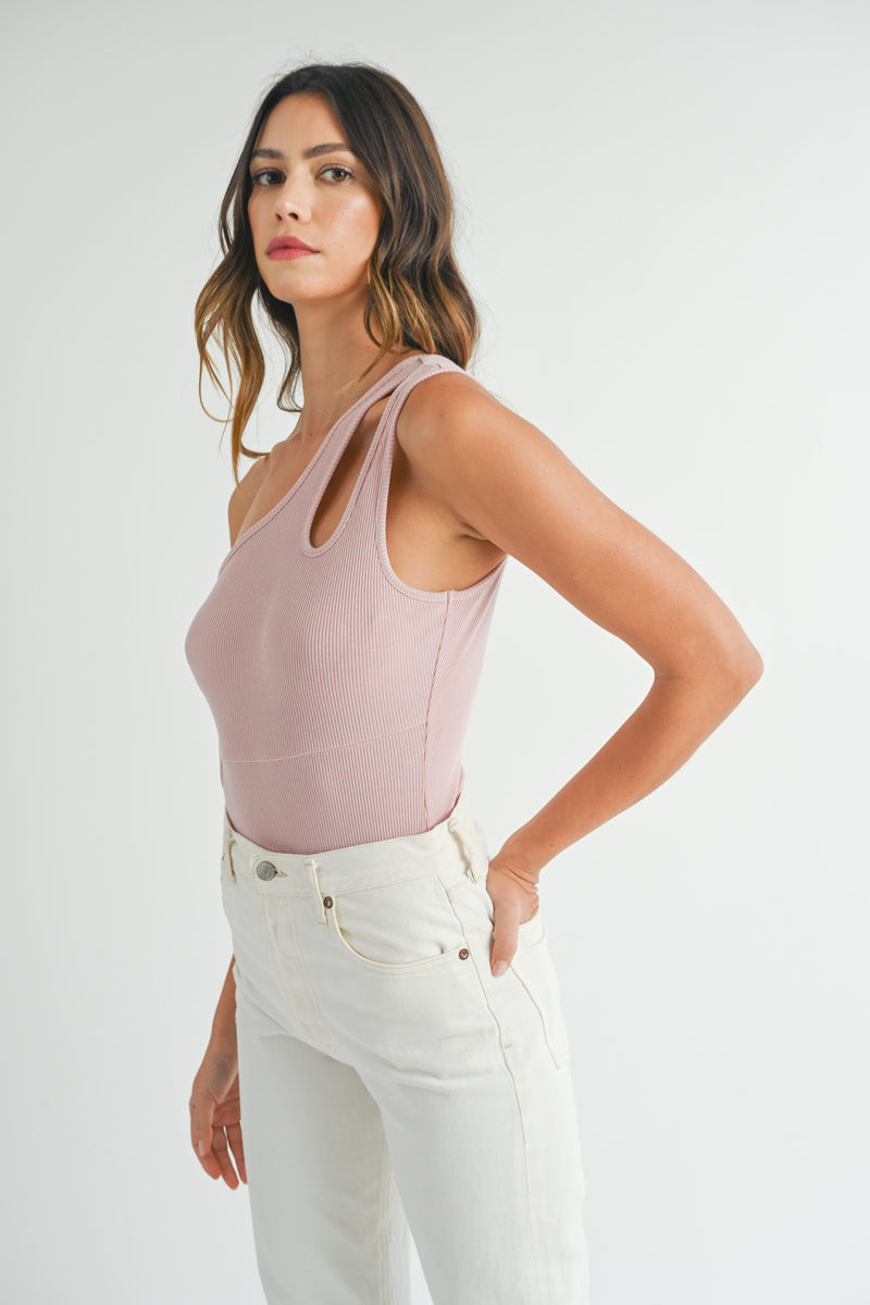 JEWELL SLEEVELESS CUT OUT DETAIL BODY SUIT