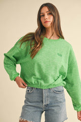 VESPERA ROUND NECK CROP TOP