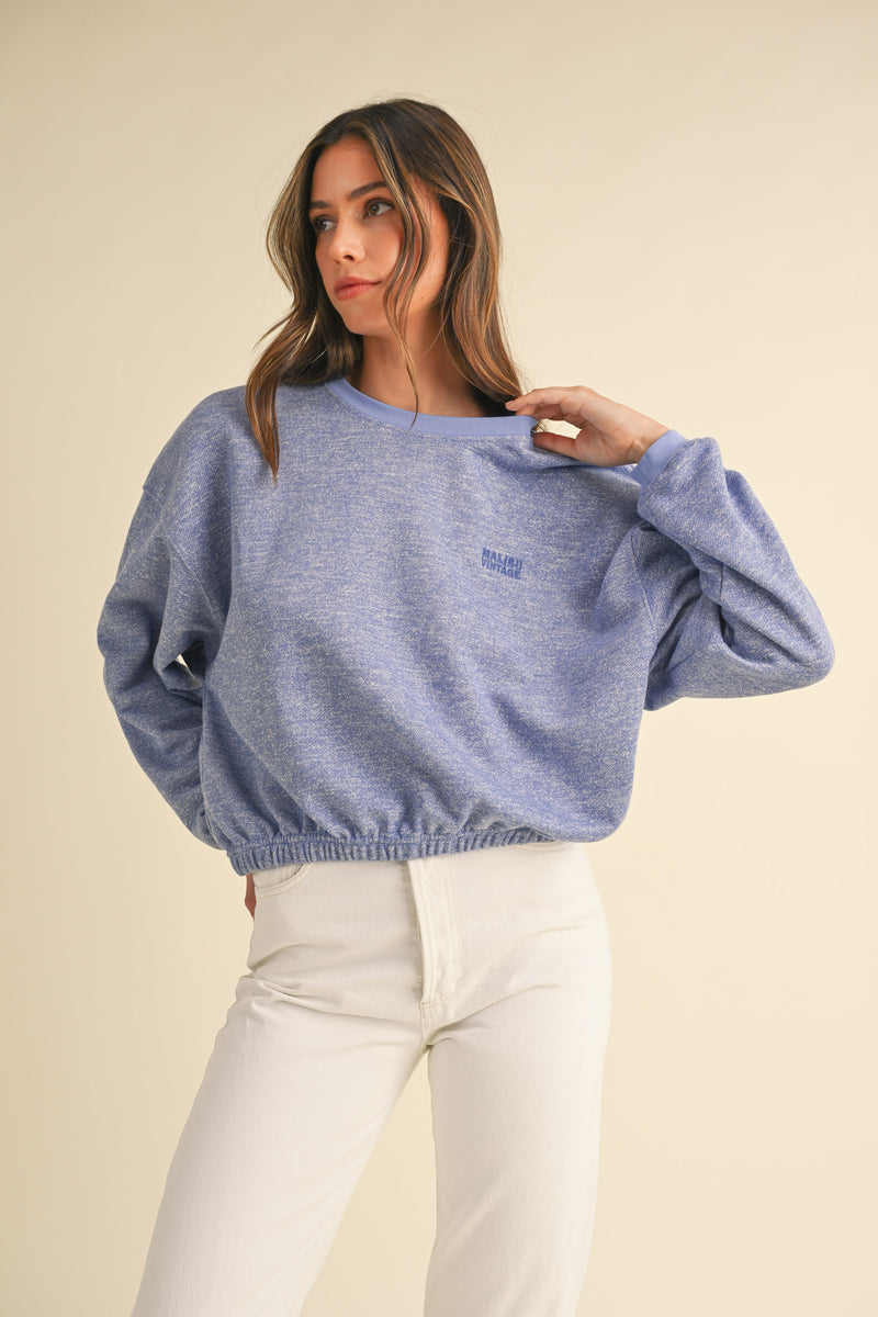 VESPERA ROUND NECK CROP TOP