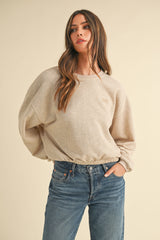 VESPERA ROUND NECK CROP TOP