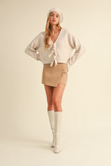 SAWYER BACK BOW KNIT TOP