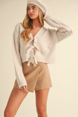 SAWYER BACK BOW KNIT TOP