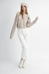 SAWYER BACK BOW KNIT TOP