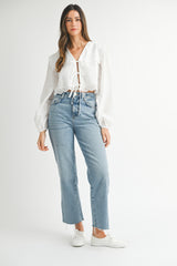 ERIN LONG PUFF SLEEVE TOP