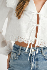ERIN LONG PUFF SLEEVE TOP