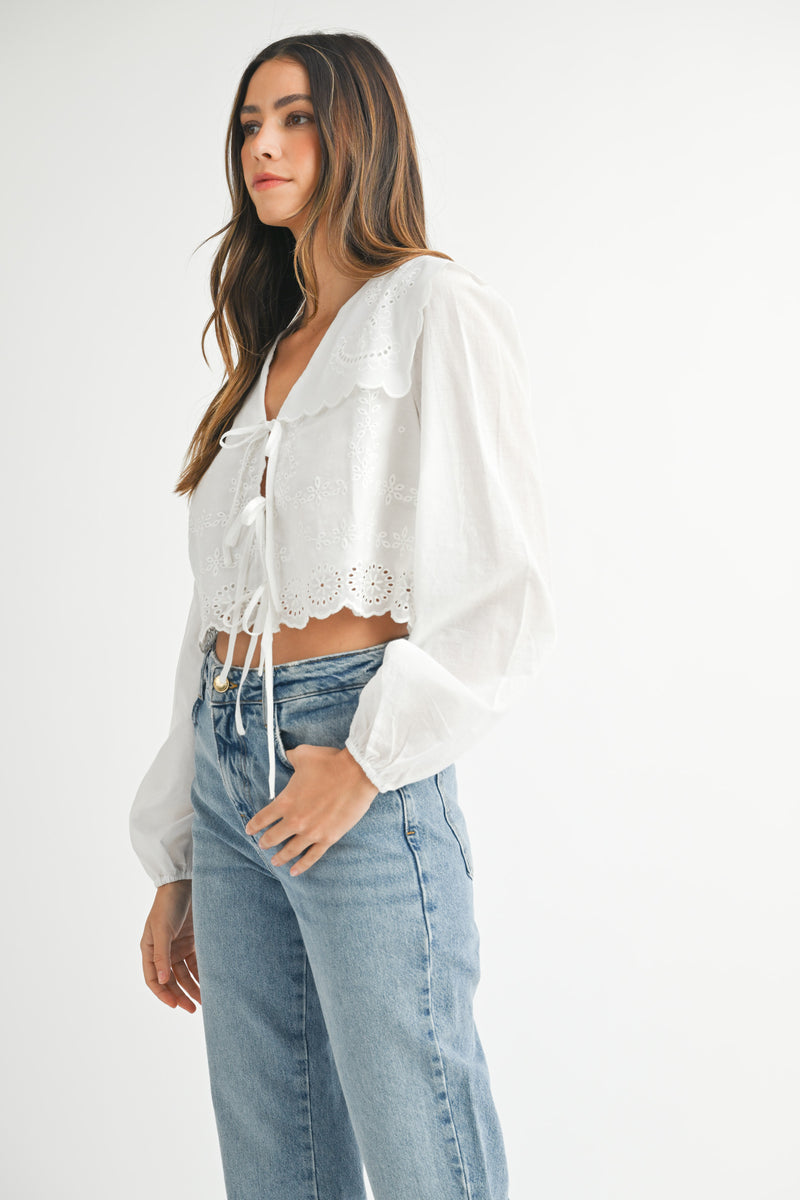 ERIN LONG PUFF SLEEVE TOP