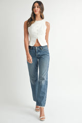 KARTER BUTTON FRONT VEST