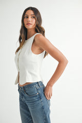 KARTER BUTTON FRONT VEST