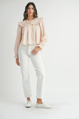 JOSIE PETER PAN COLLAR BLOUSE