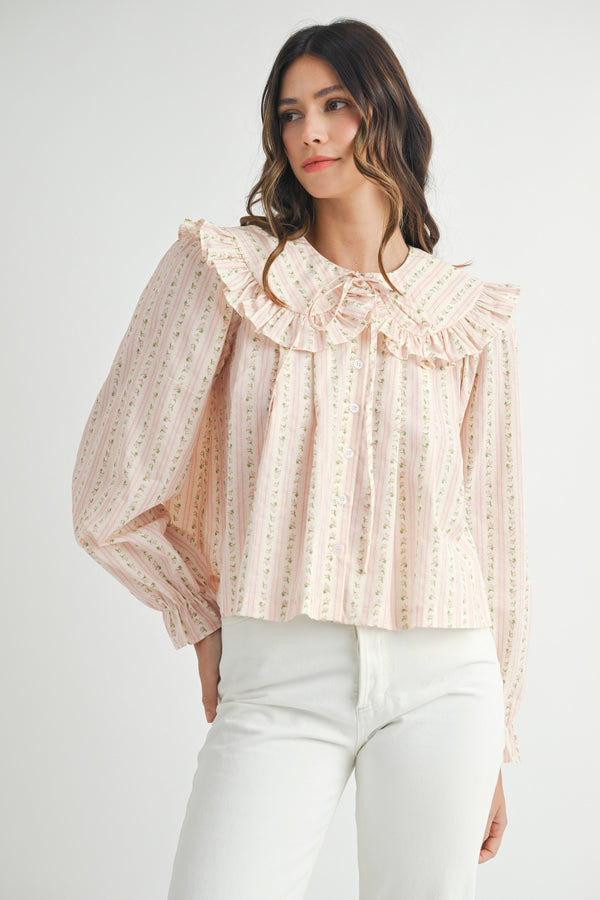 JOSIE PETER PAN COLLAR BLOUSE