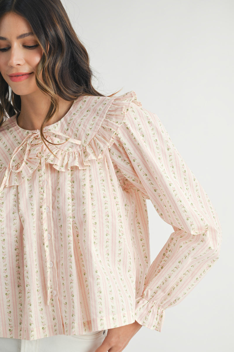 JOSIE PETER PAN COLLAR BLOUSE