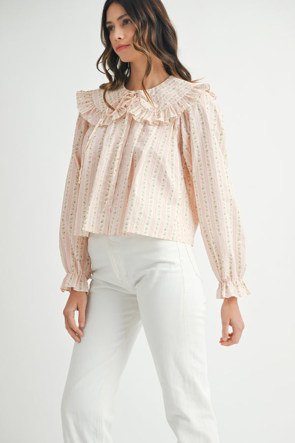 JOSIE PETER PAN COLLAR BLOUSE