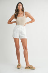 MELISSA OPEN BACK RIBBED BODYSUIT