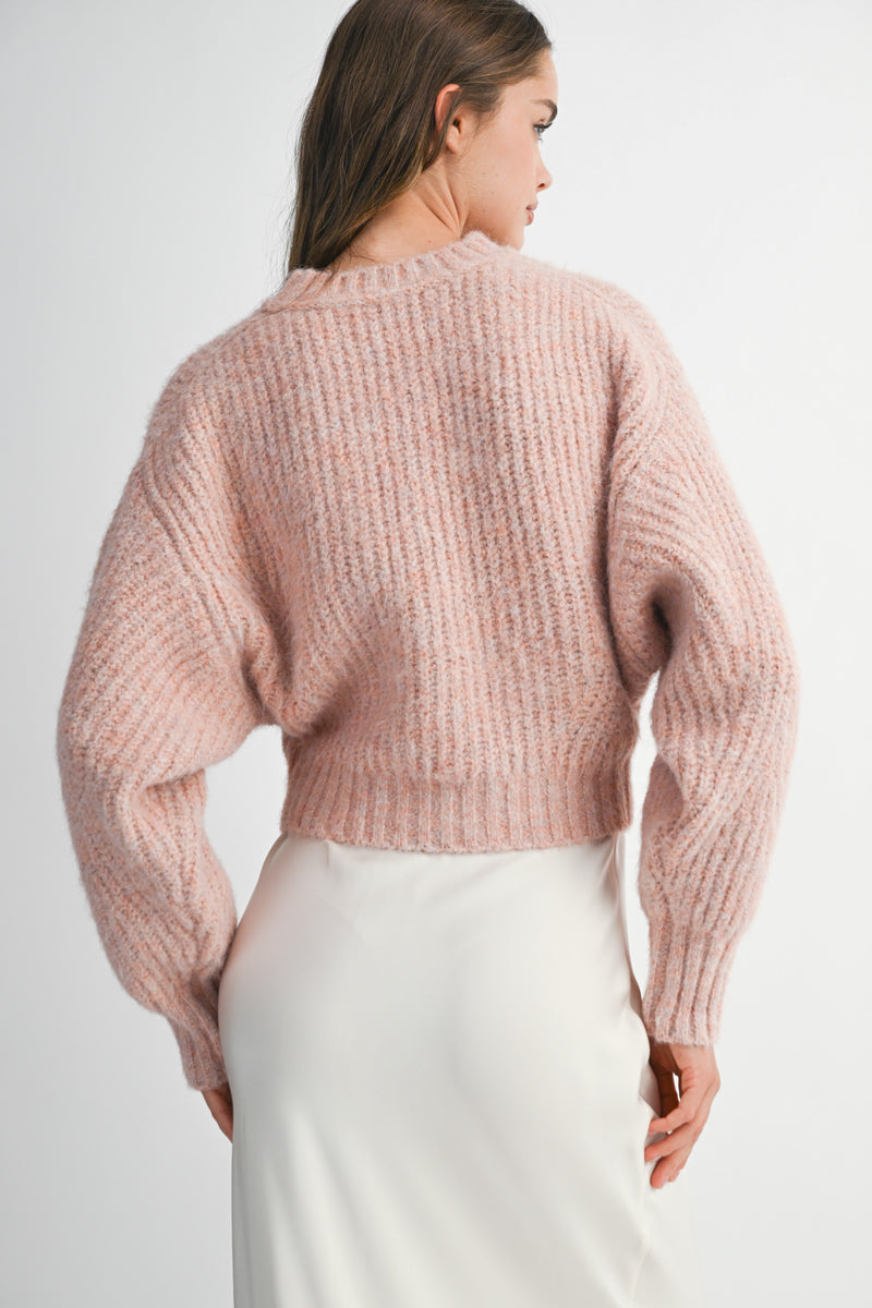 ZARIYAH SLOUCHY SLEEVE PULLOVER