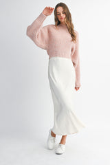 ZARIYAH SLOUCHY SLEEVE PULLOVER