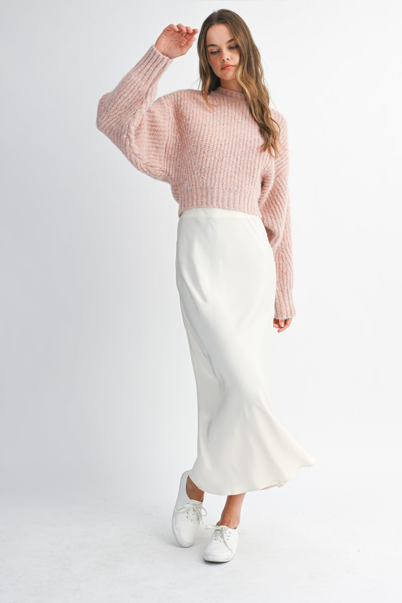 ZARIYAH SLOUCHY SLEEVE PULLOVER