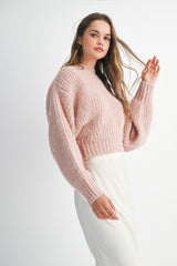 ZARIYAH SLOUCHY SLEEVE PULLOVER