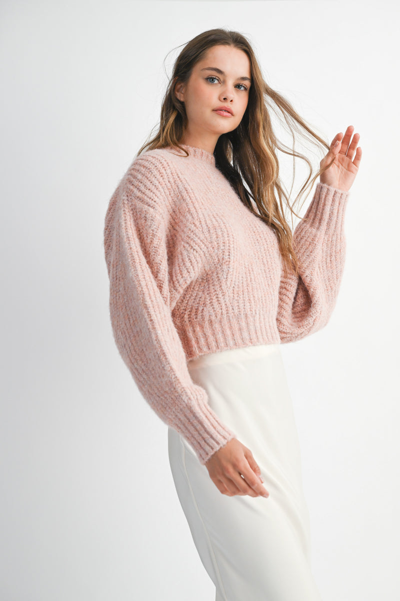 ZARIYAH SLOUCHY SLEEVE PULLOVER