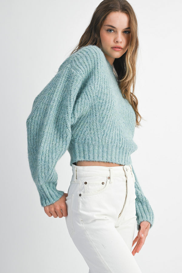 ZARIYAH SLOUCHY SLEEVE PULLOVER