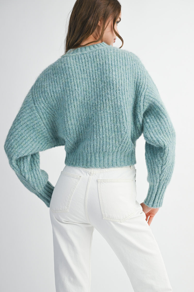 ZARIYAH SLOUCHY SLEEVE PULLOVER