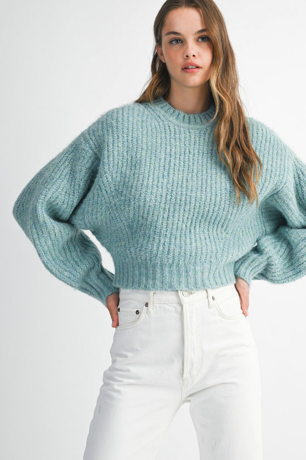 ZARIYAH SLOUCHY SLEEVE PULLOVER