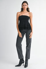 LOLA SLEEVELESS KNIT MINI TOP