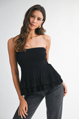 LOLA SLEEVELESS KNIT MINI TOP