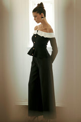 AMIYAH OFF SHOULDER KNIT TOP