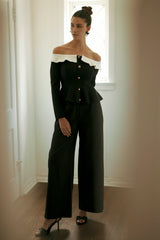 AMIYAH OFF SHOULDER KNIT TOP