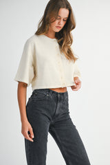 BONNIE KNIT CARDIGAN TOP